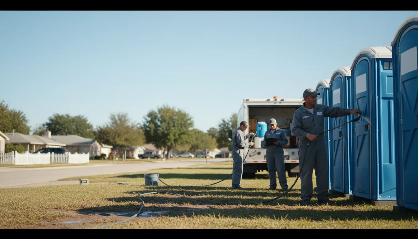Long-Term Portable Toilet Rental in Huntsville, TX near me